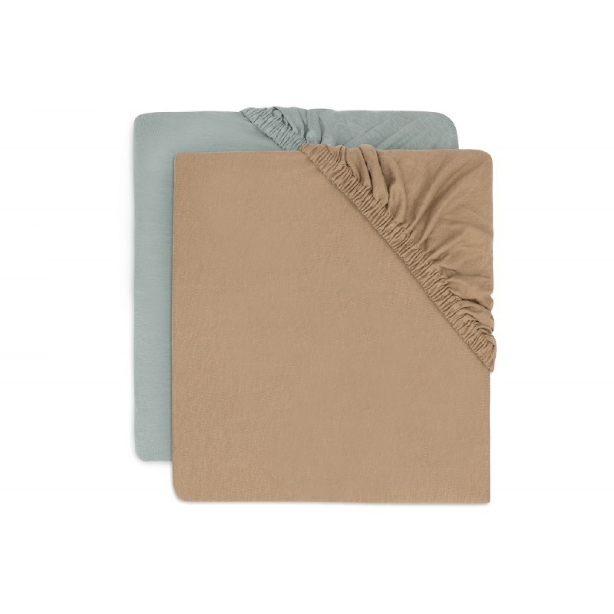 Palagi ar gumiju jersey 60x120 cm, 2 tk, Sea Green/Biscuit