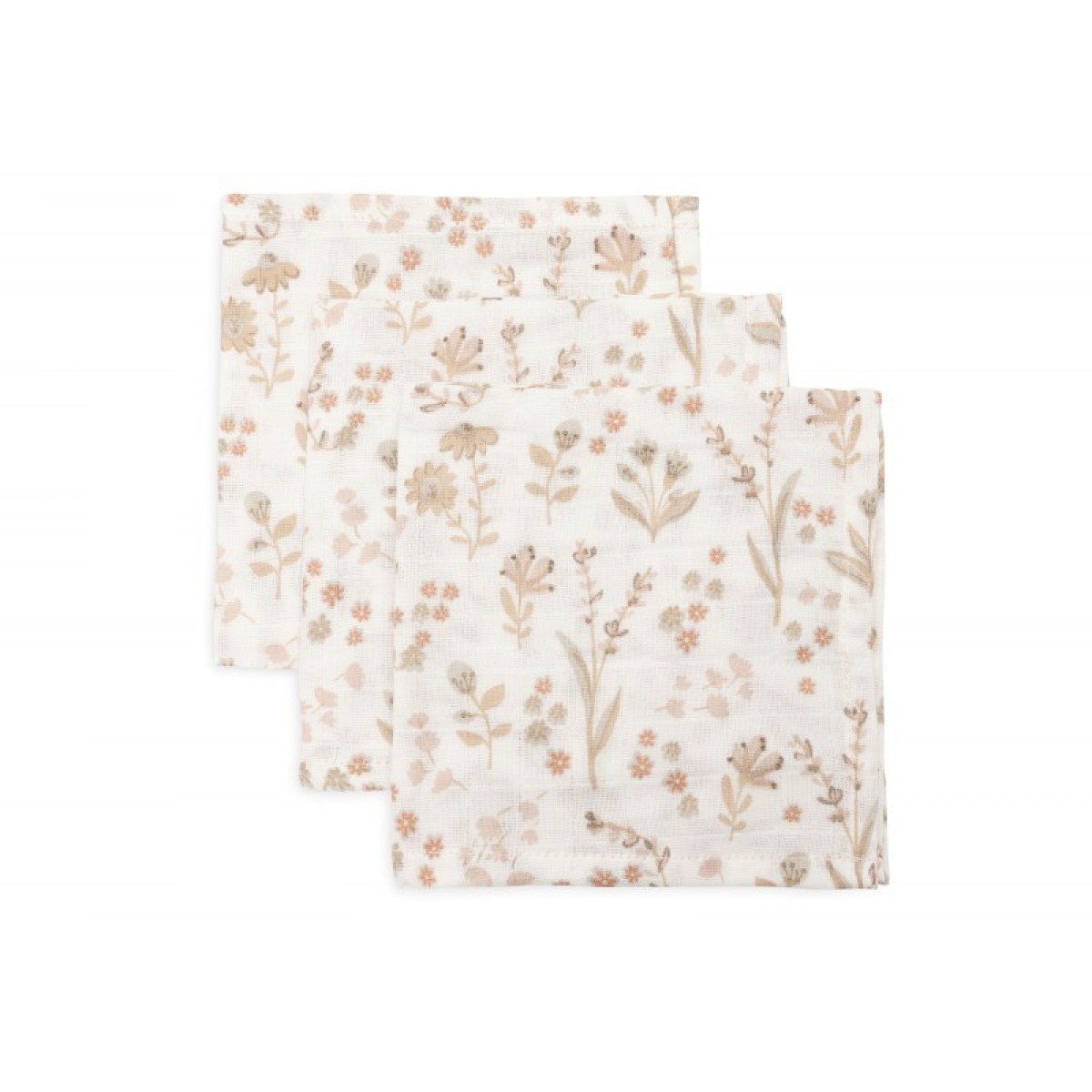 Musliin lapid 3 tk, 31x31 cm, Bloomy