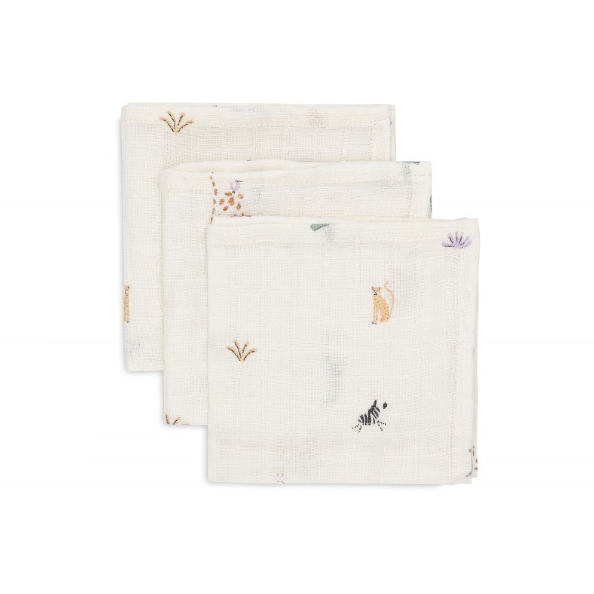 Musliin lapid 3 tk, 31x31 cm, Jungle Jambo