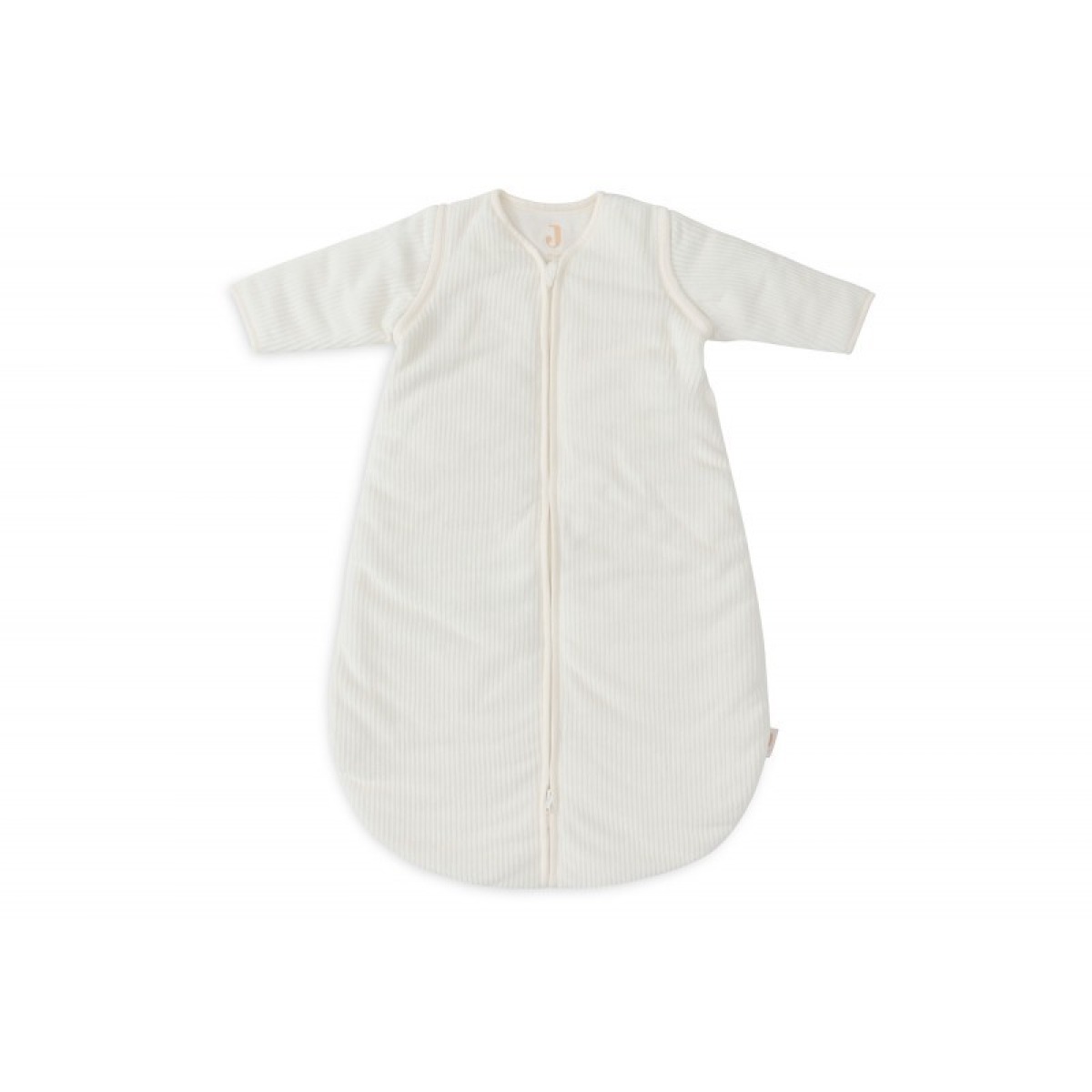 Guļammaiss mazulim ar noņemamām piedurknēm, 60 cm, rievots – Ivory