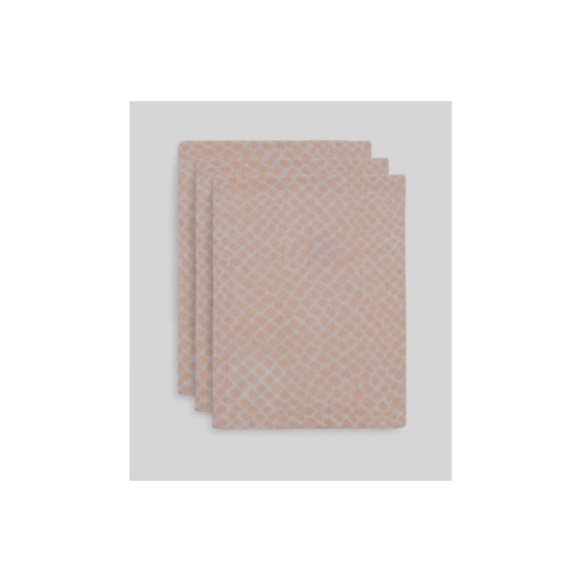 Musliin mazuļalapid 15x20 cm - 3 tk - Snake Pale Pink