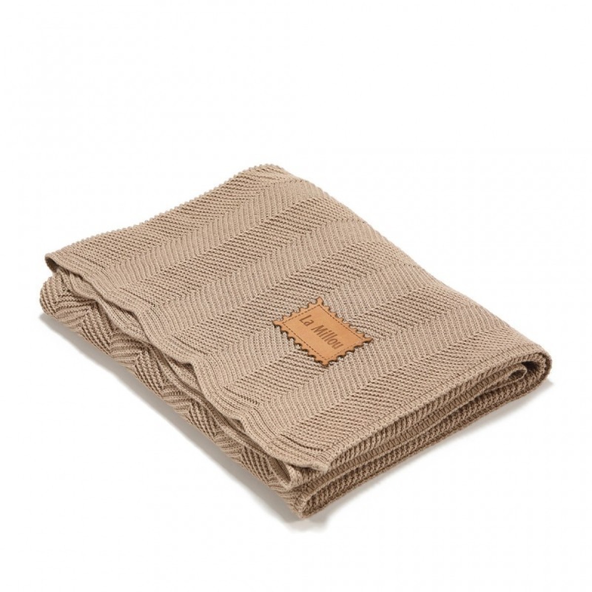 Kootud bambus mazuļatekk 80x90 cm, toffee