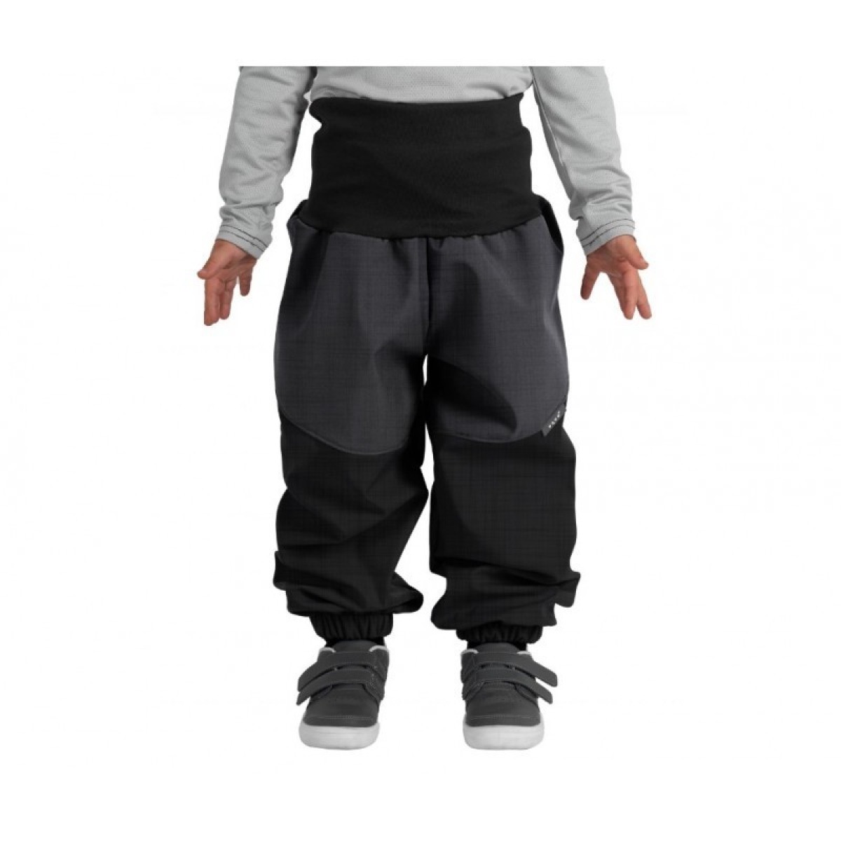 Silti ziemas bikses bērniem Sherpa light, black tan / g