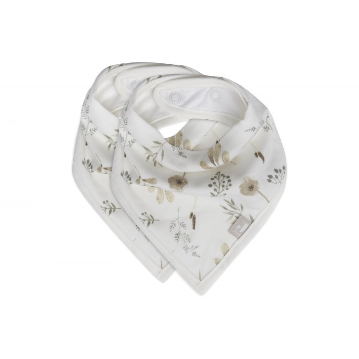 Bandanas formas priekšautiņš mazulim, 2 gab., Wild Flowers