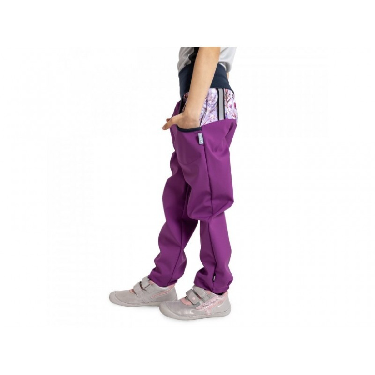 Vieglas, bez oderes bērnu bikses 122/128, PURPLE/MEADOW