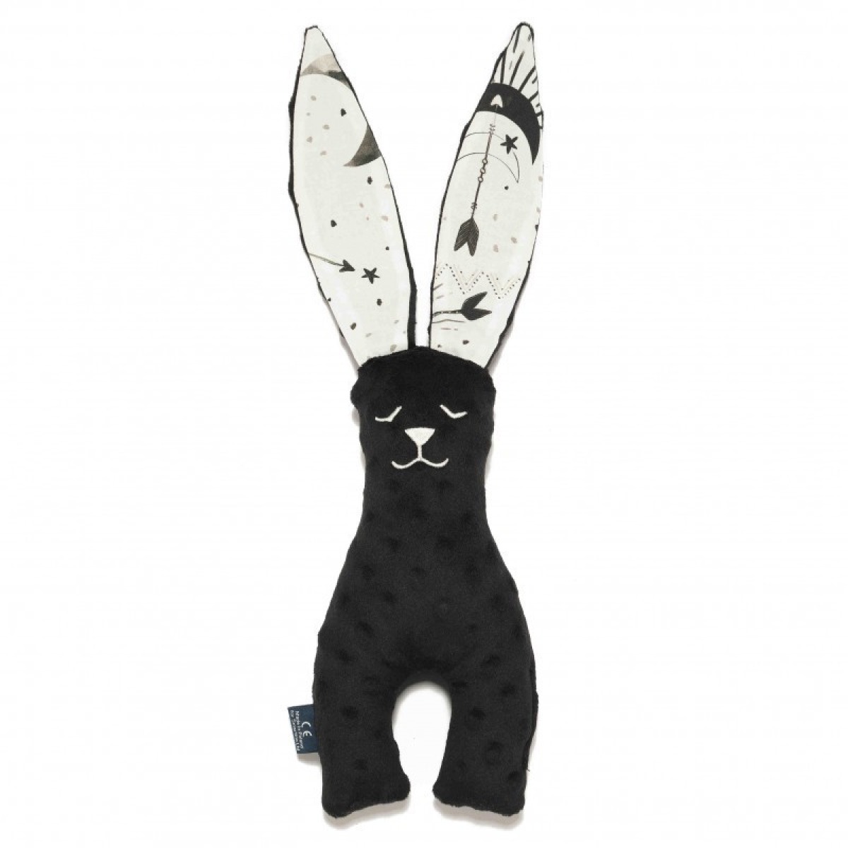 Pehme rotaļlieta Bunny BLACK - BRIGHT LUNA
