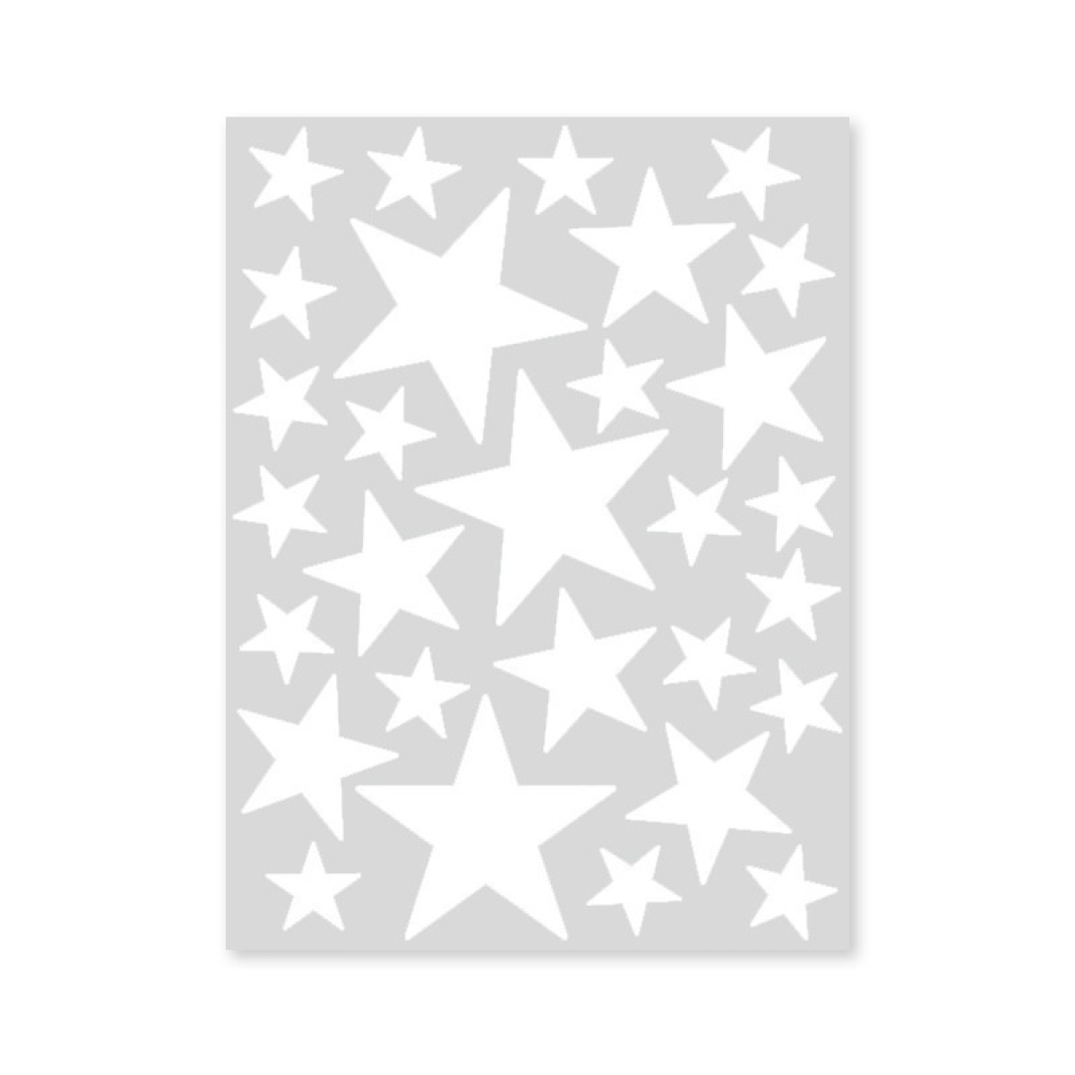 Sienas uzlīmes Stars, valge