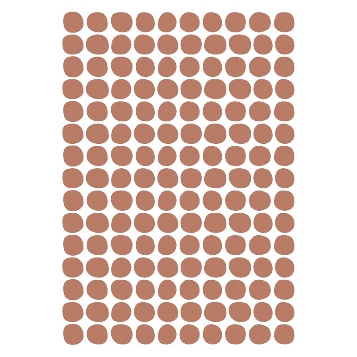 Sienas uzlīmes Basic dots, terra