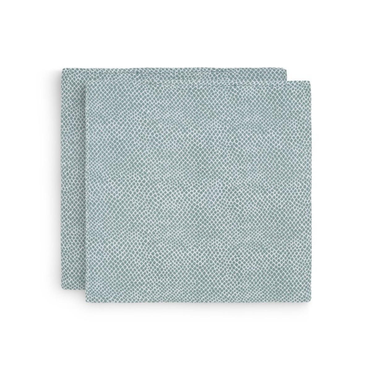 Musliinlapid puuvill 115x115 cm, 2 tk, ash green