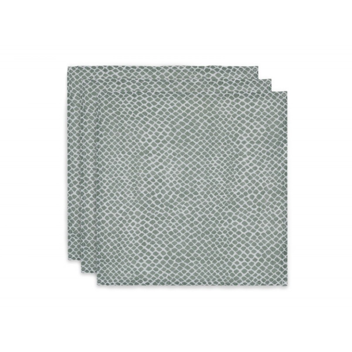 Mazulislapid 31x31 cm - 3 tk - snake ash green