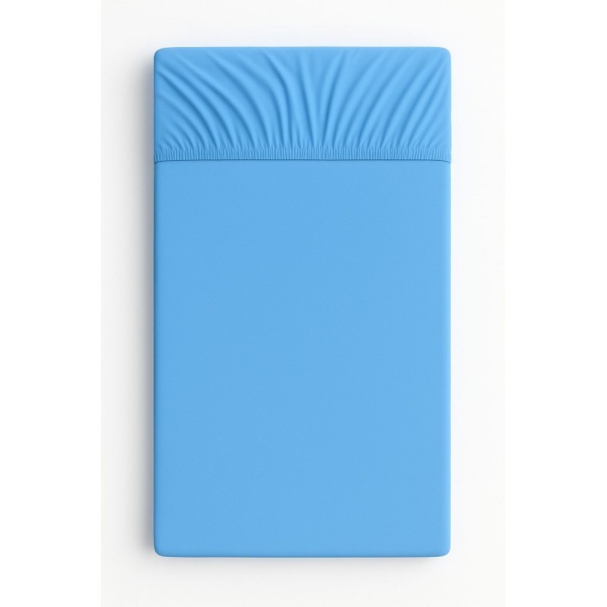 Kummiga voodilina jersey 120x60 cm, sinine