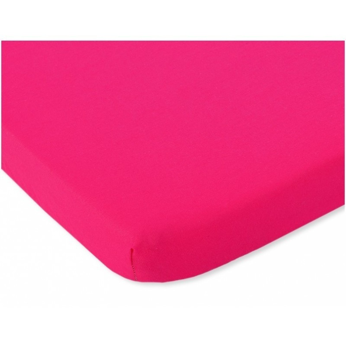 Kummiga voodilina 120x60 cm, fuksia