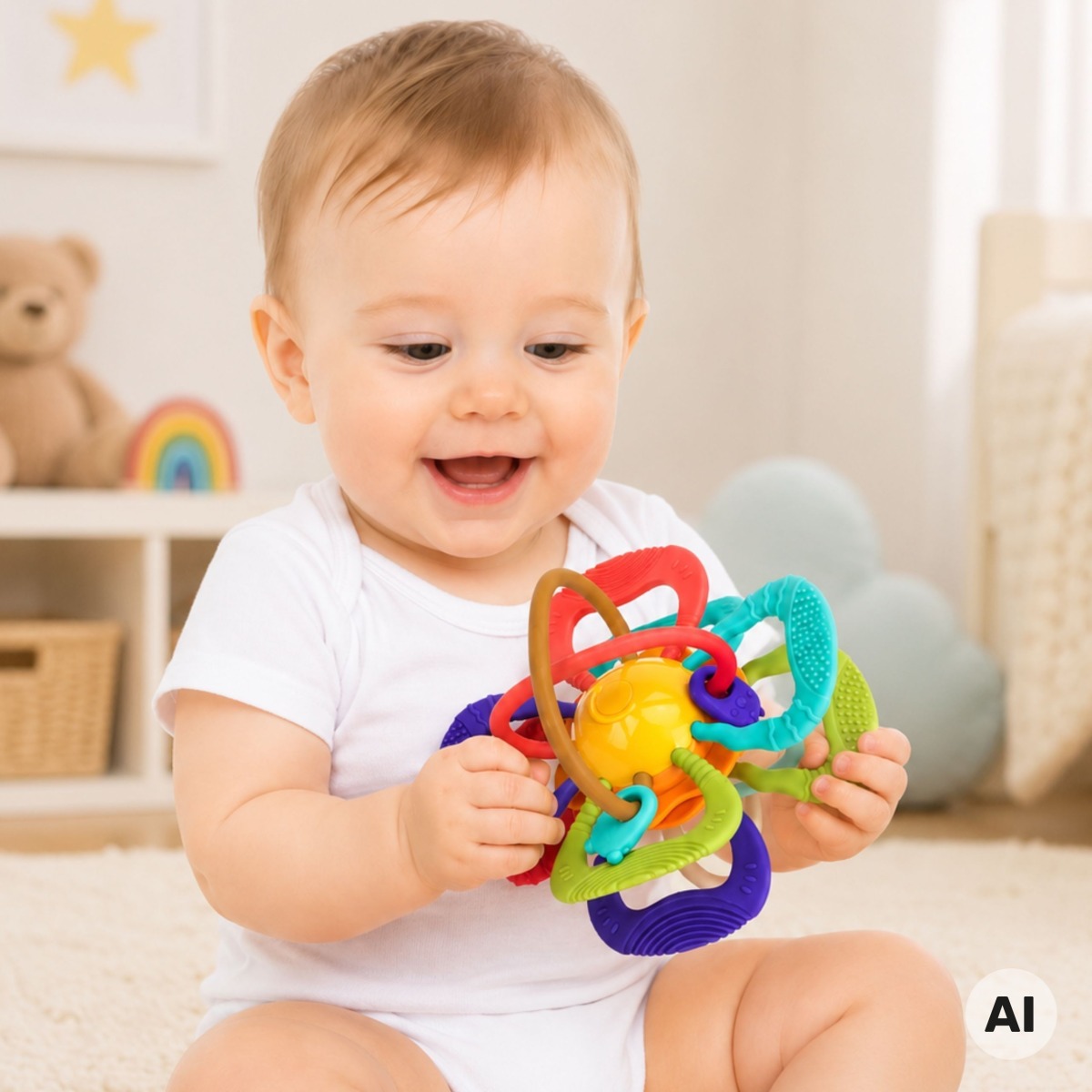 BABY sensoorne närimisrotaļlieta väikebērniem
