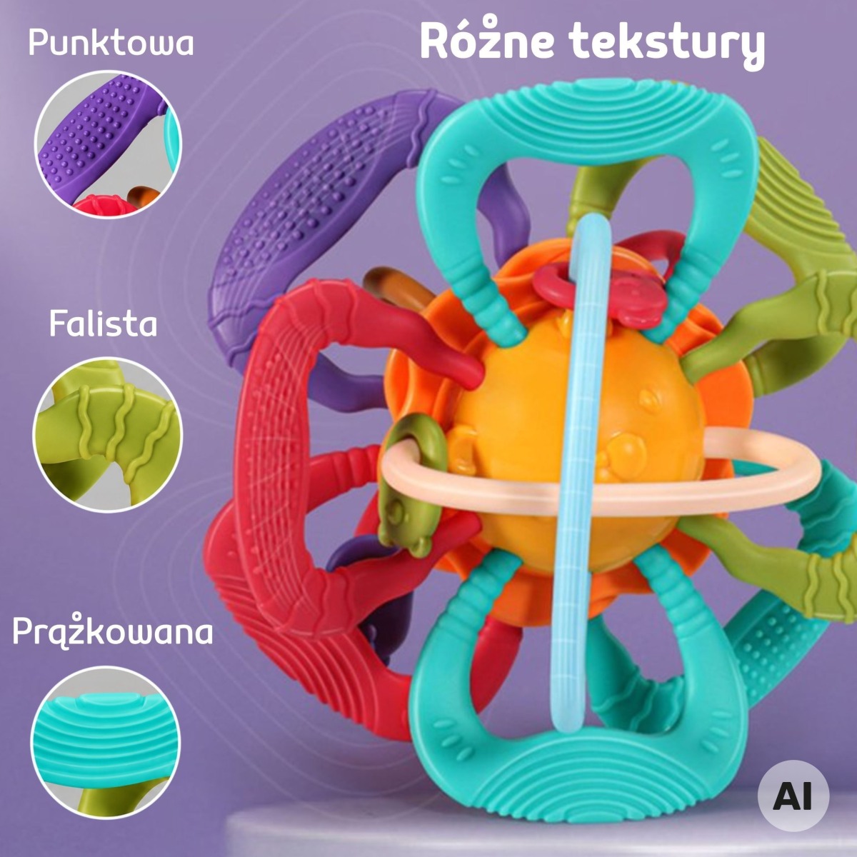 MAZULIM sensora graužamrotaļlieta mazuļiem
