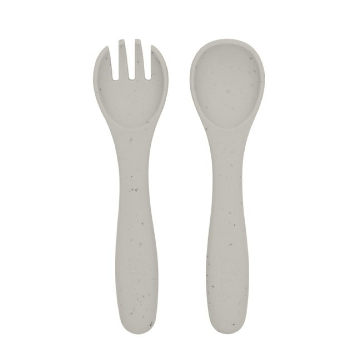 Bērnu kahvel ja lusikas komplekt, Platinum Silicone Sand