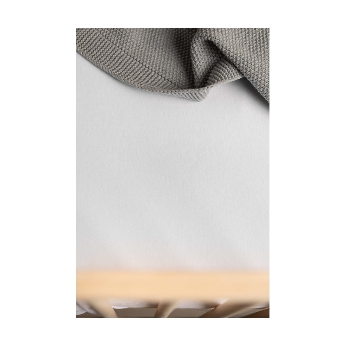 Bambus valge voodilina 120x60 cm