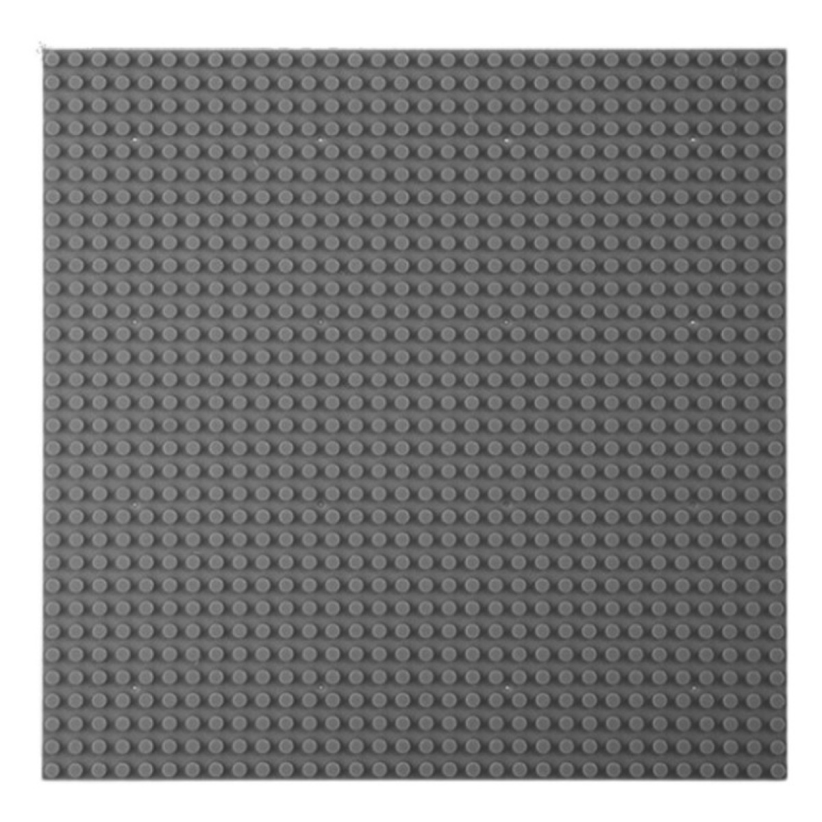 Ehitus alusplaat ehitusklotsidele, hall, 25,5x25,5 cm