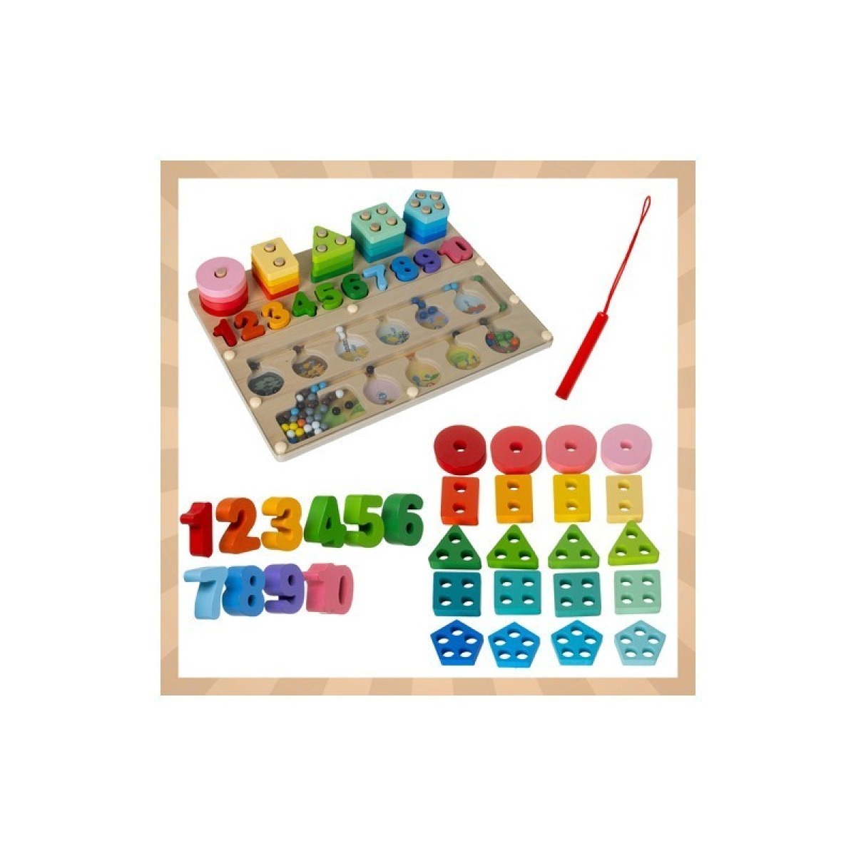 Õpetlik montessori mäng