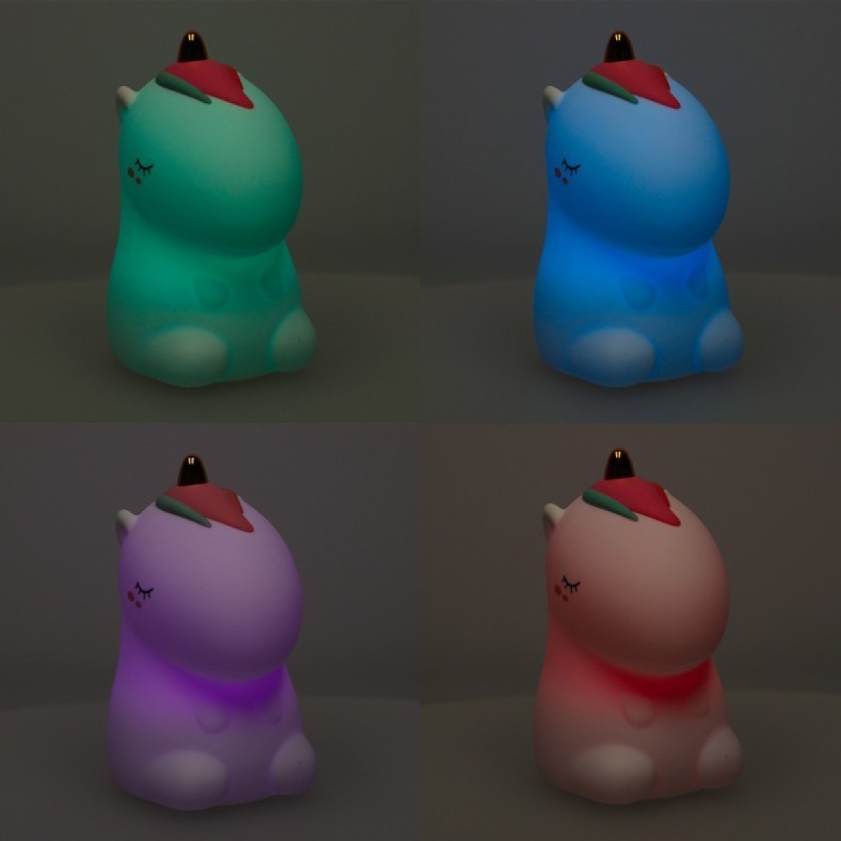 Bērnu naktslampiņa “Vienradzis” ar RGB apgaismojumu