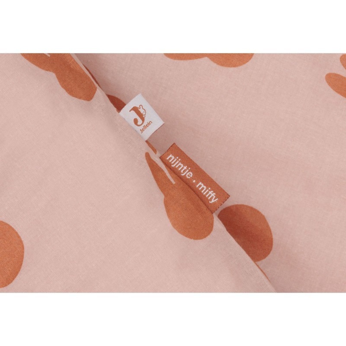 Miffy Shadow gultas veļas komplekts 100x140 cm – Wild Rose | Jollein