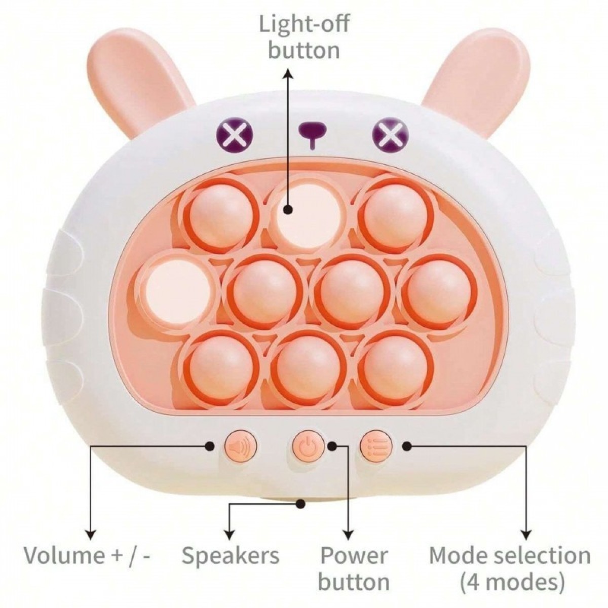 POP IT mäng 4in1 Bunny