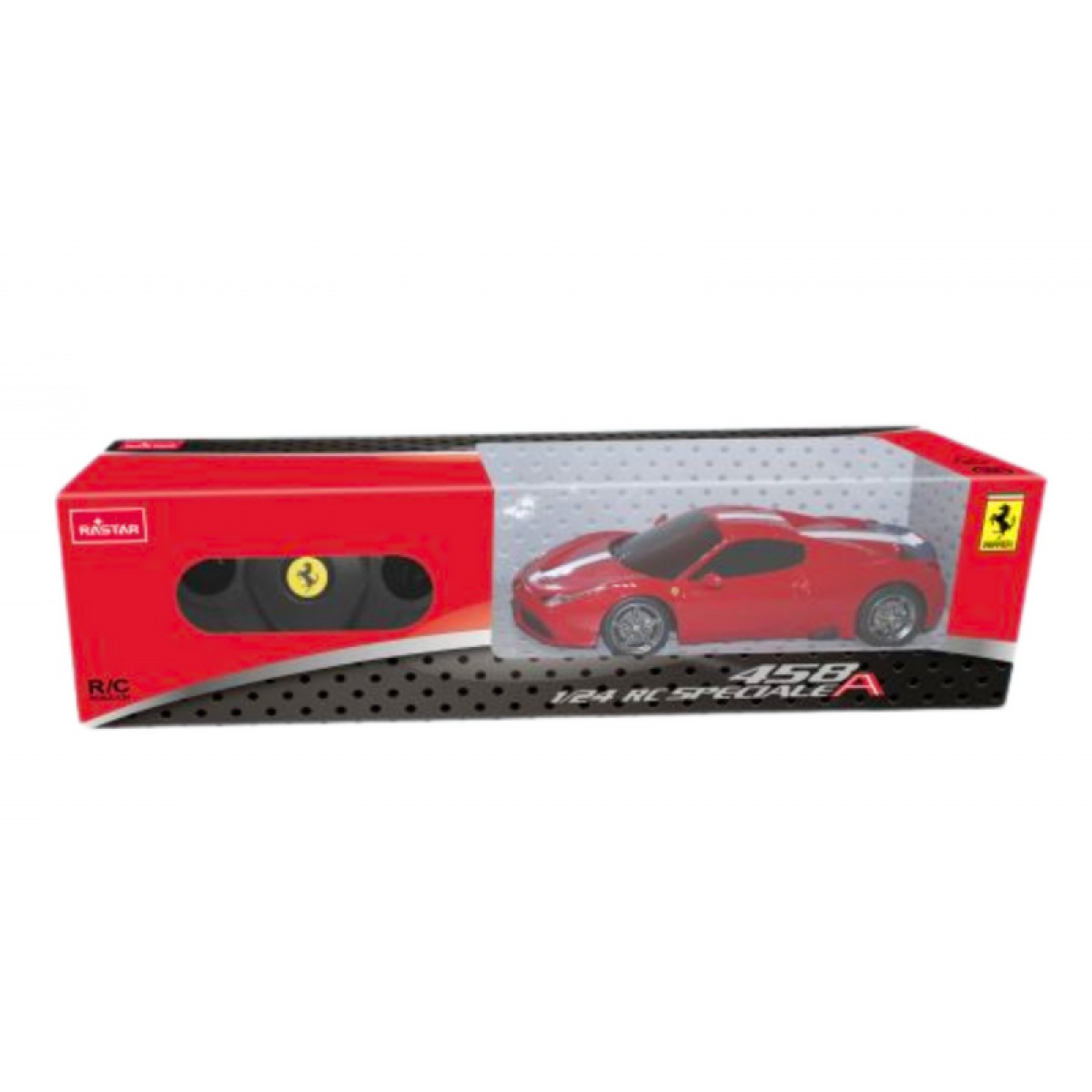 RC puldiga auto Ferrari 458 Speciale Red 1:24