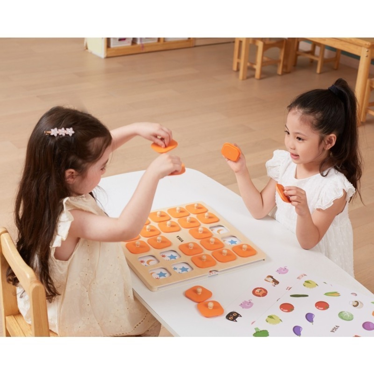 Montessori atmiņas spēle “Uzmini attēlu”, 10 kartītes