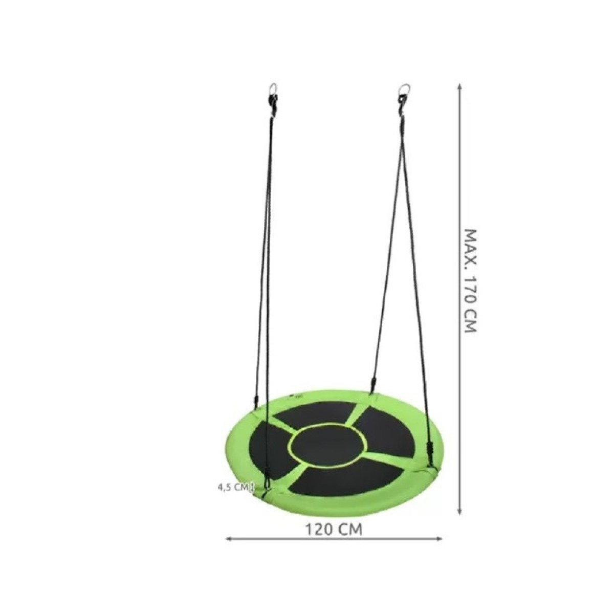Pesakiik roheline/must 120 cm