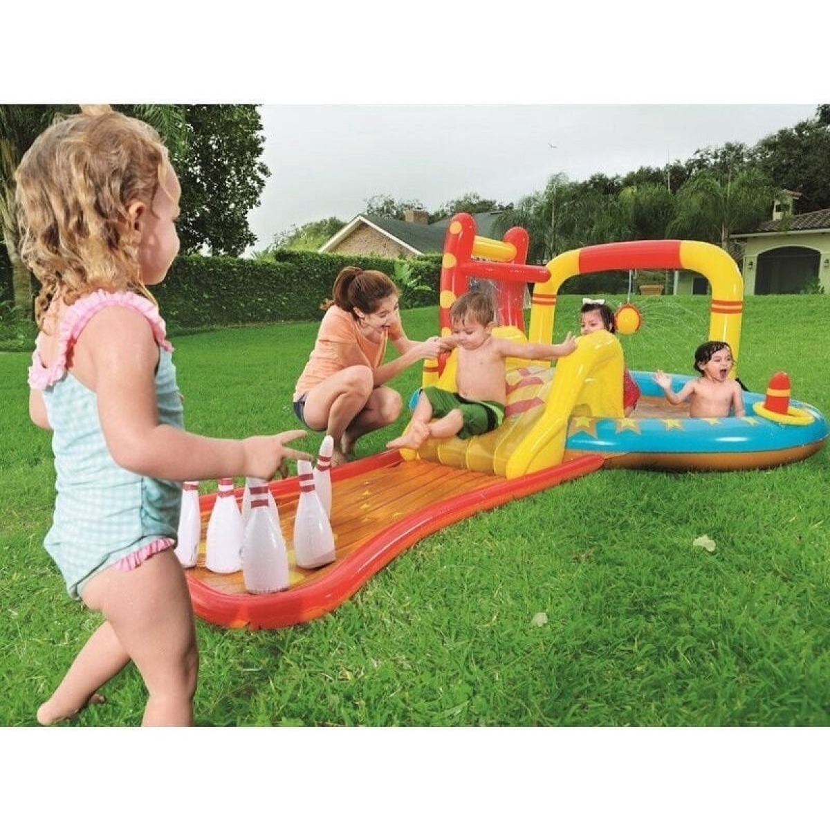 Täispuhutav mänguväljak bassein Bestway, 435 x 213 x 117 cm,