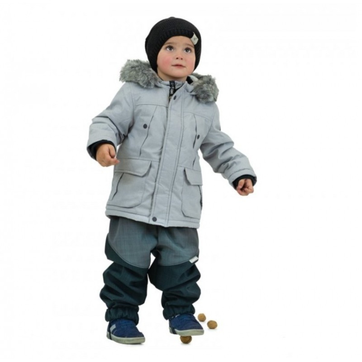 Soojad talvepüksid väikebērniem Sherpa light, black tan / gr
