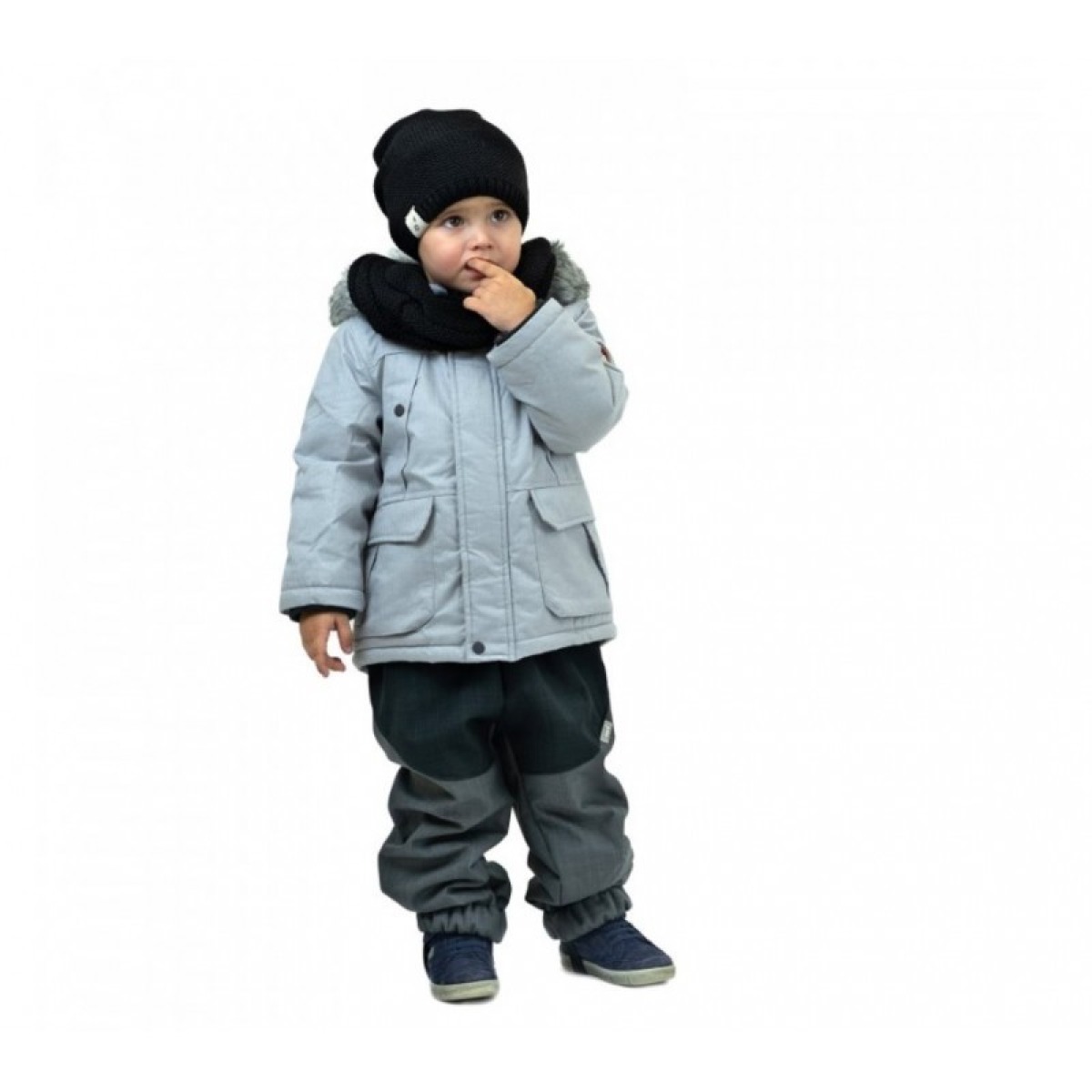Siltas ziemas bikses maziem bērniem Sherpa light, grey tan