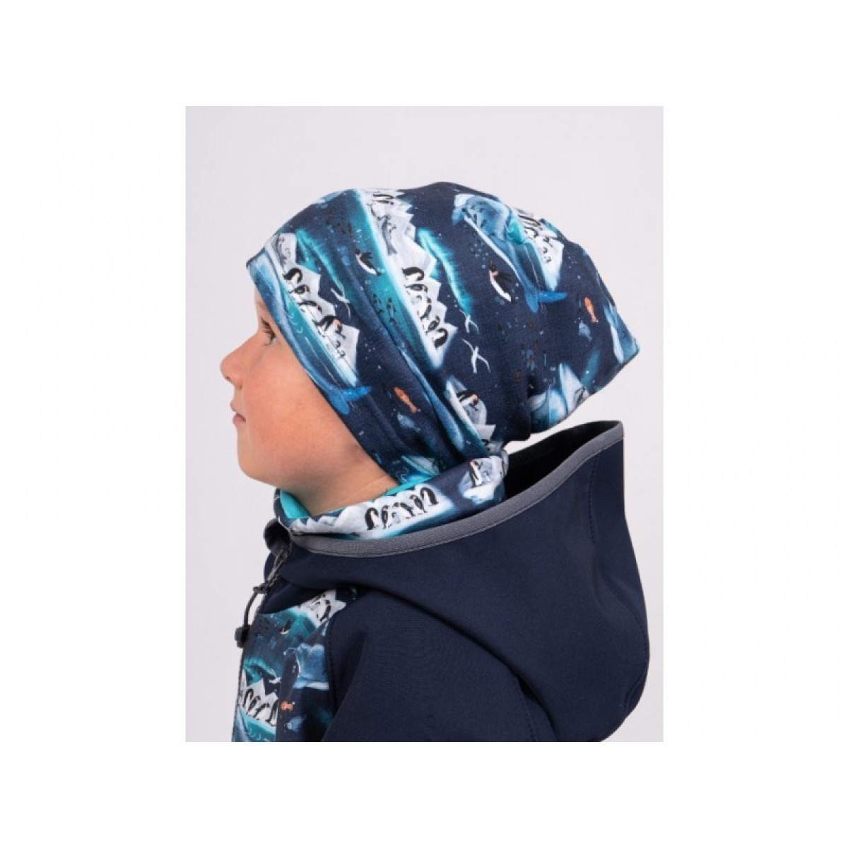 Fliismüts beanie, pingviinid