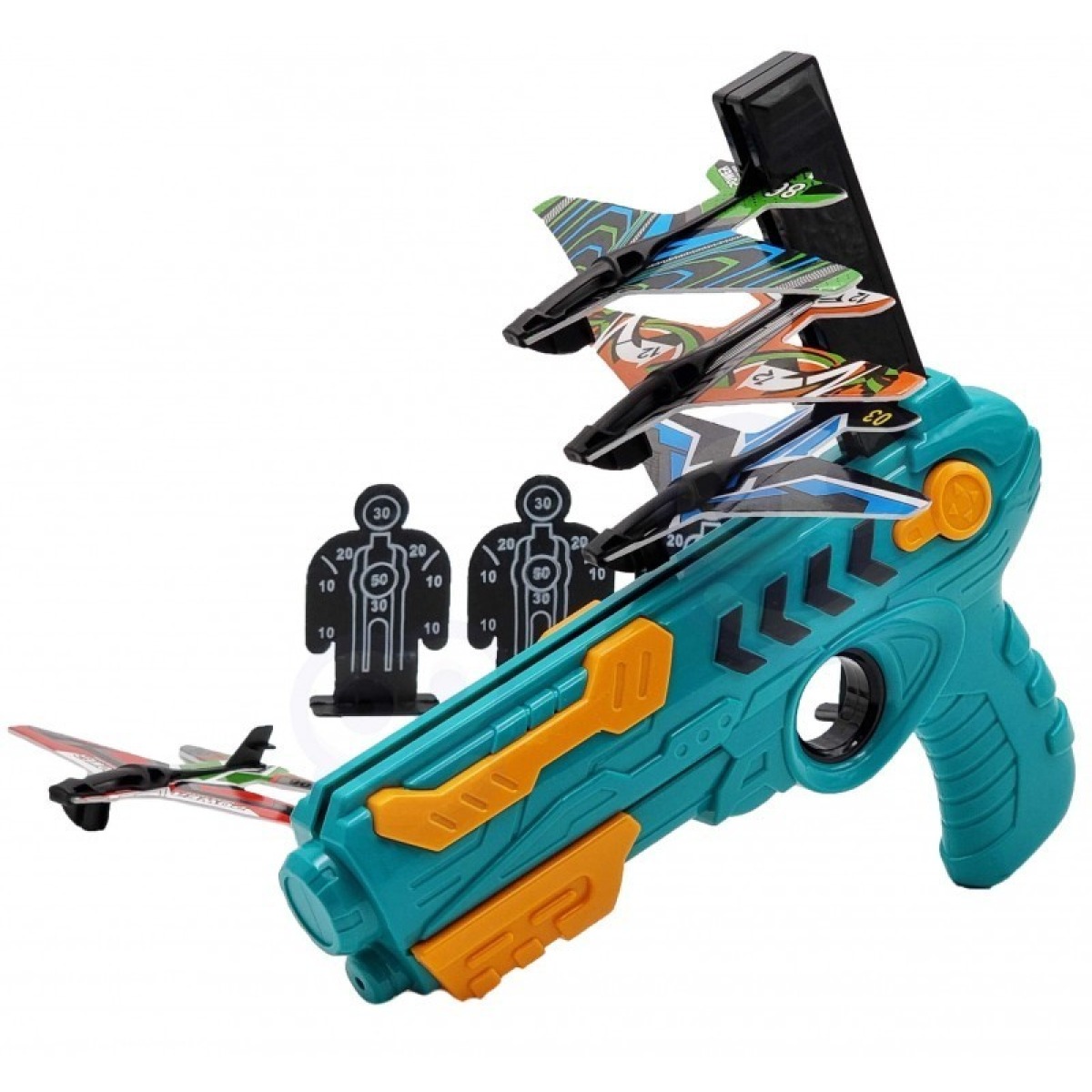 Püstol lennukiheitja automaatne + 4 lennukit