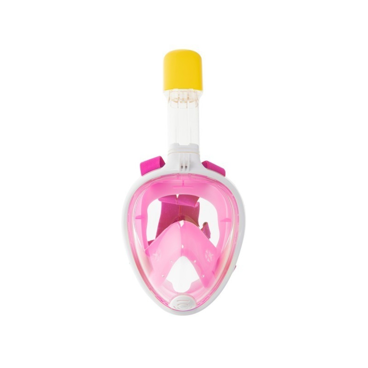 Pilnsejas snorkelēšanas maska S/M, rozā
