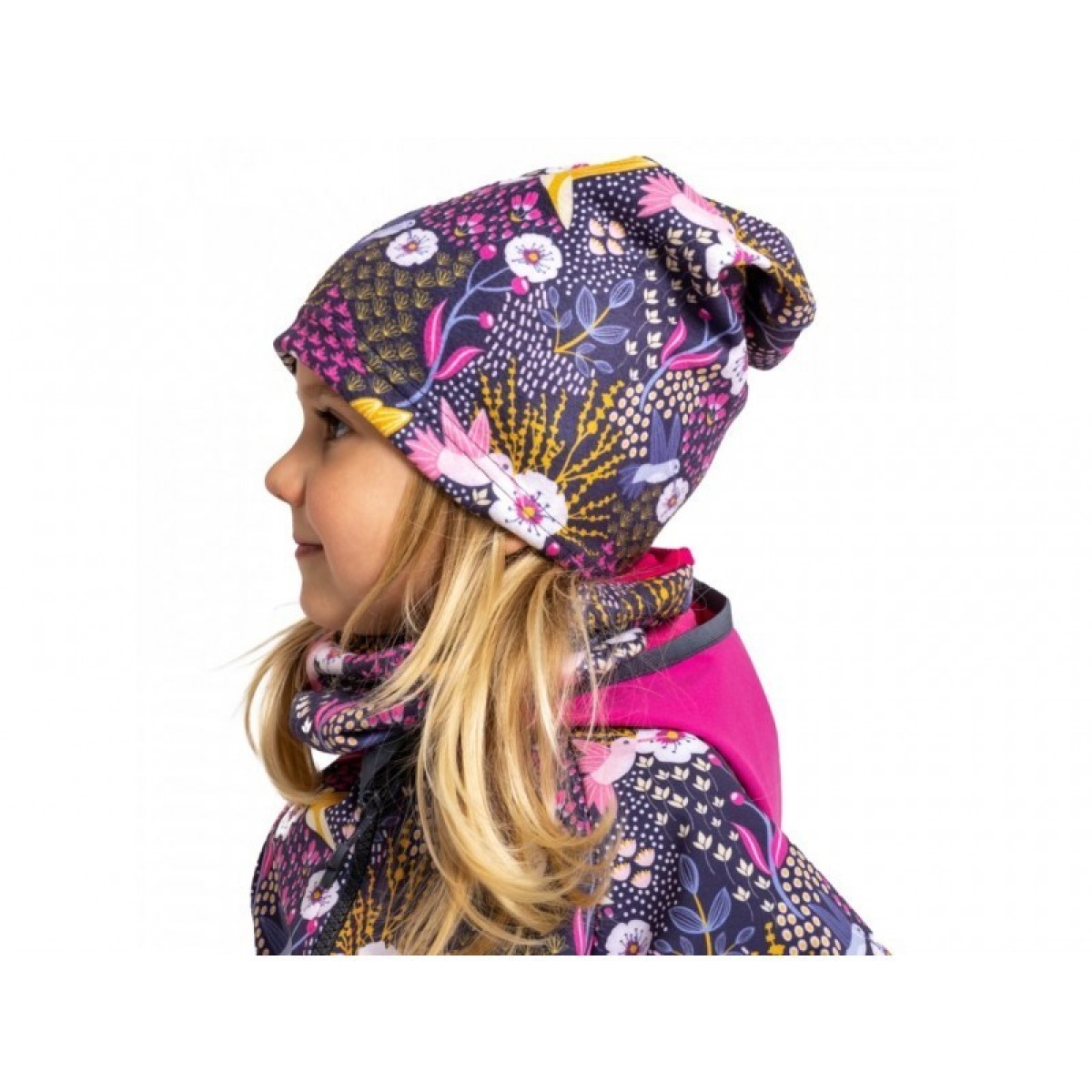 Fliismüts beanie, koolibri
