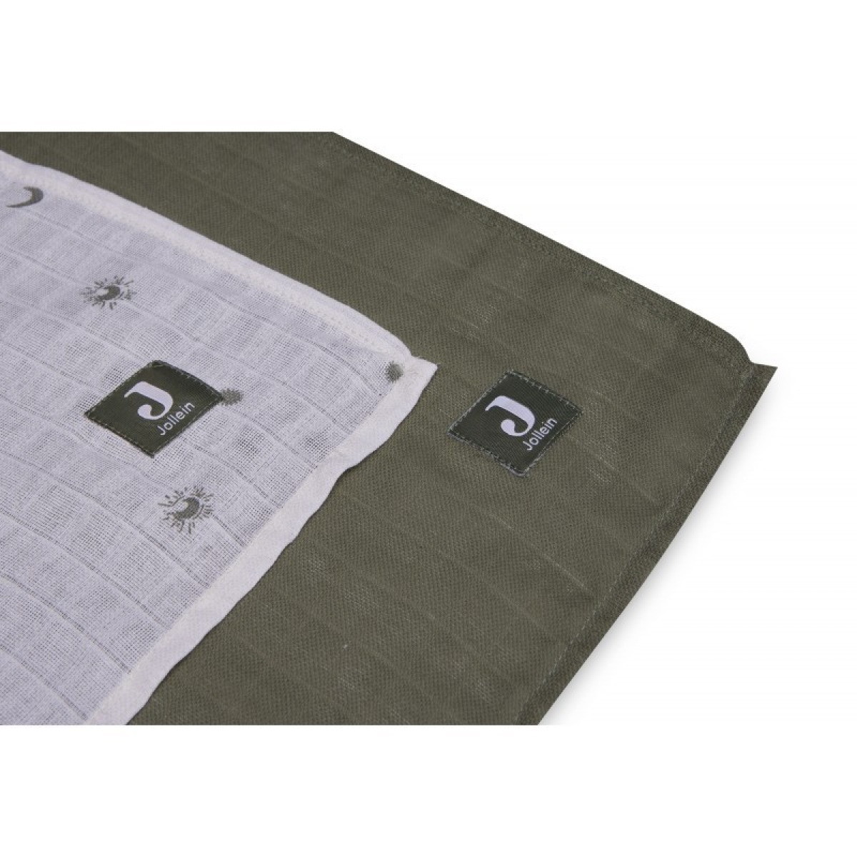 Musliinlapid puuvill 115x115 cm, 2 tk, Stargaze Leaf Green