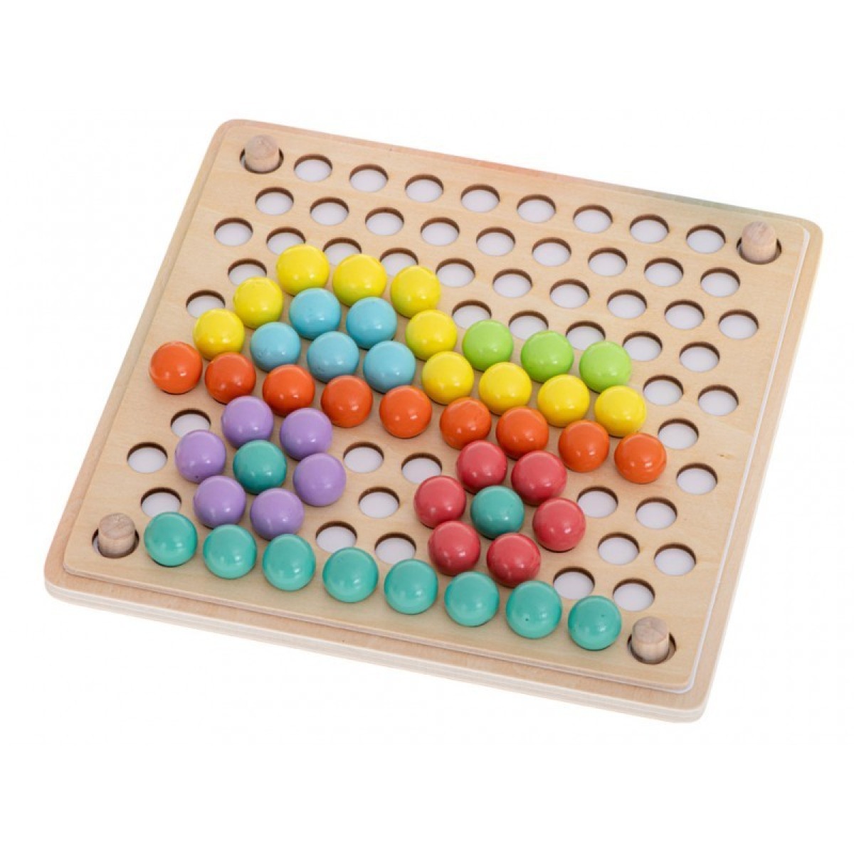 Montessori bumbiņu puzle skaitīšanai
