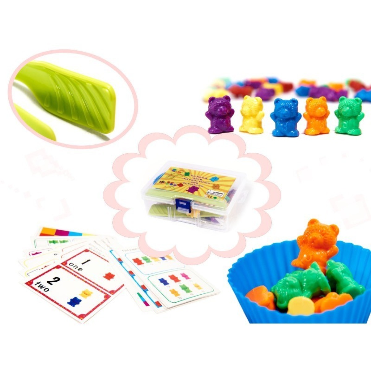 Montessori loendamise mäng karud