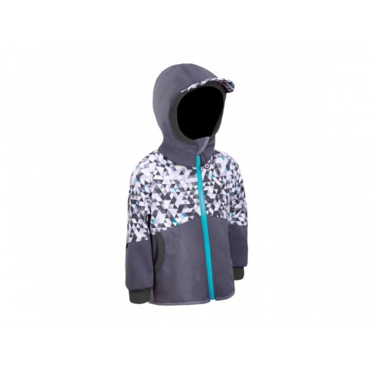 VIIMASED Bērnu softshell jope fliisvoodriga, antratsiit/metr