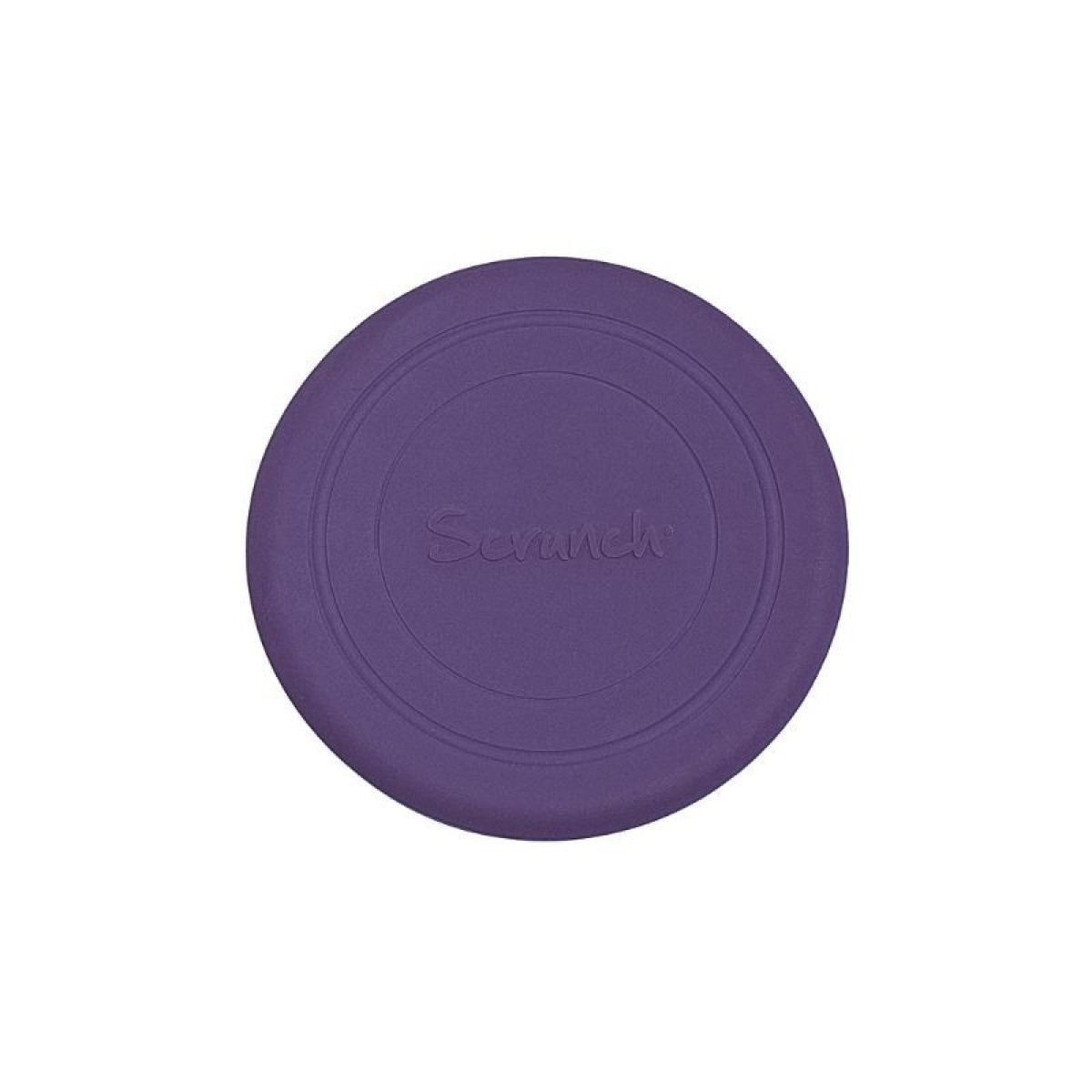 Scrunch lidojošais šķīvītis, tumši violets