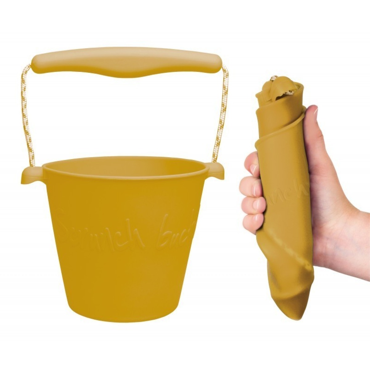 Scrunch spainis, sinepju krāsā