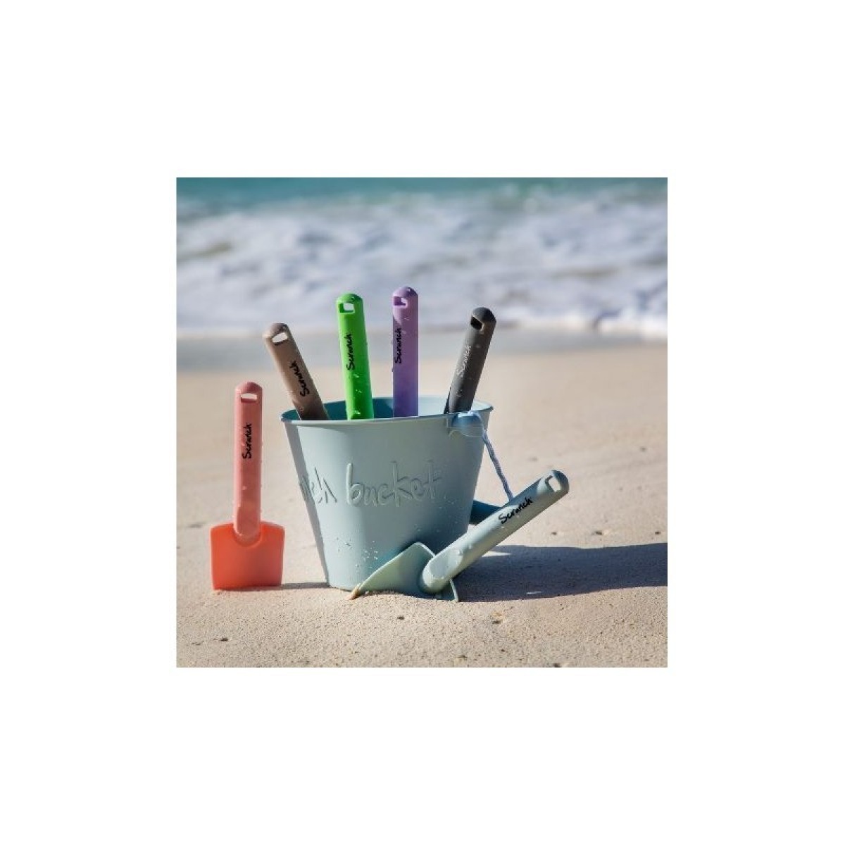 Scrunch smilšu lāpstiņa, pasteļrozā