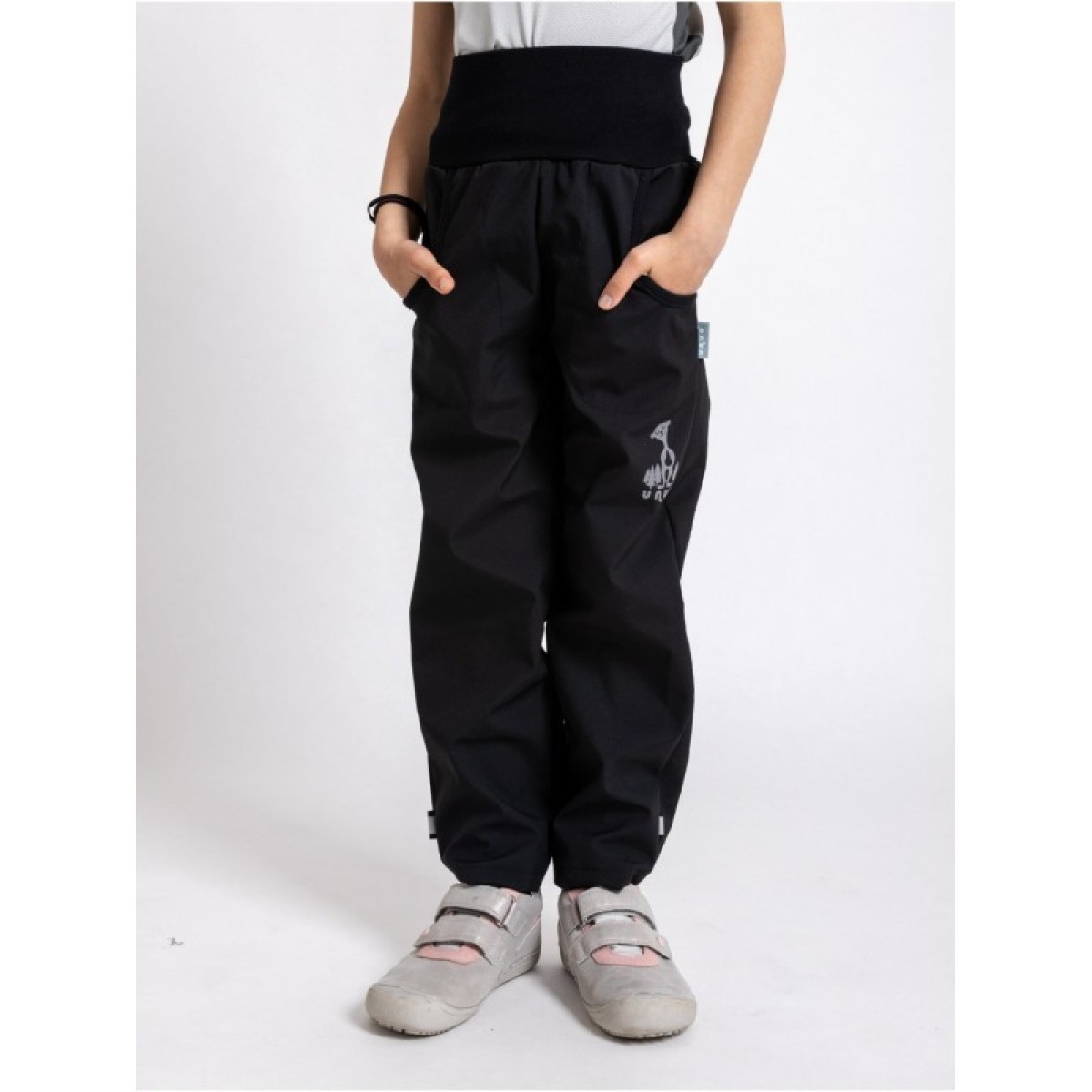 Softshell bikses ar flīsa oderi Basic, melnas