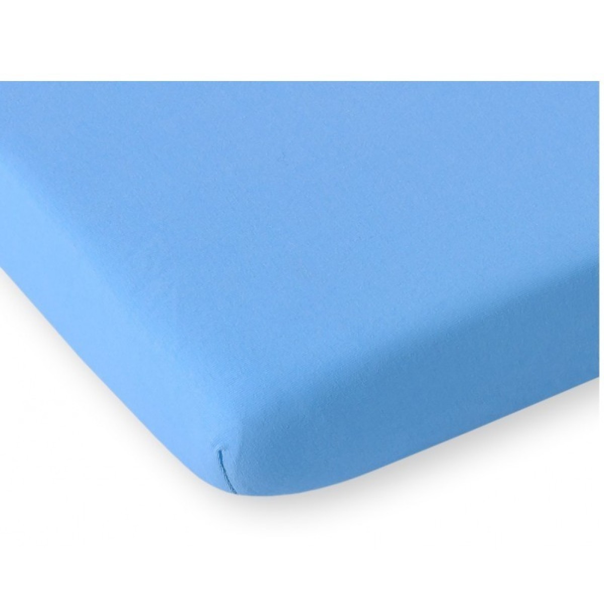 Kummiga voodilina jersey 120x60 cm, sinine