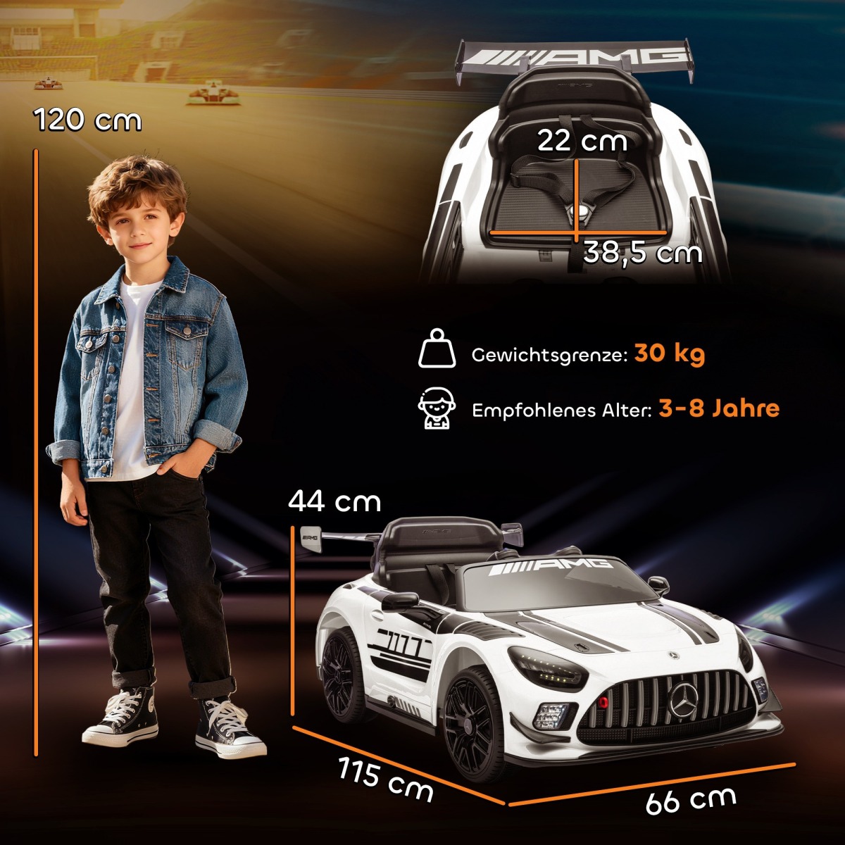 Mercedes-Benz laste elektriauto, 12 V, LED-tuled ja muusika,
