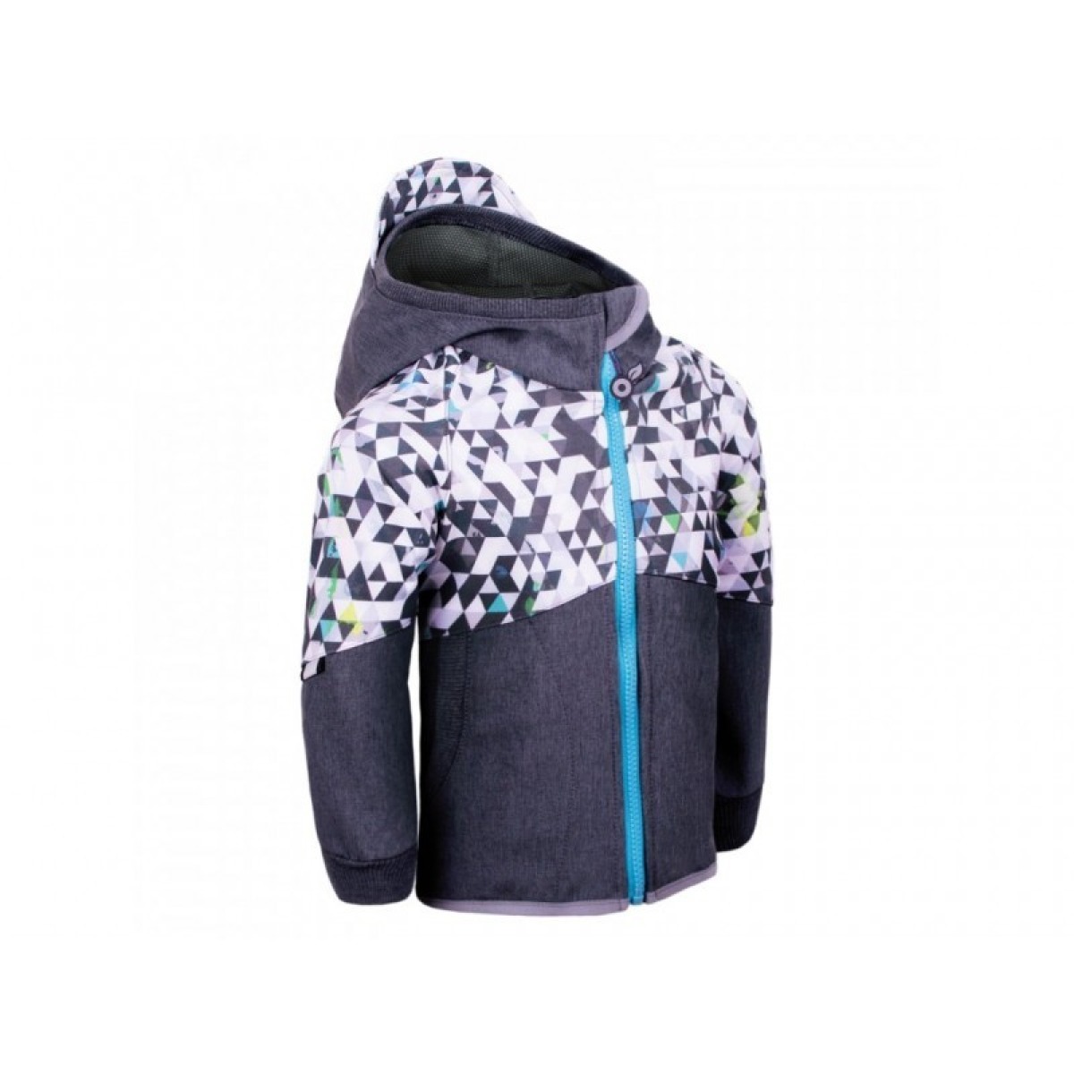 Bērnu softshell jope ilma voodrita, antratsiit/metricon/sini
