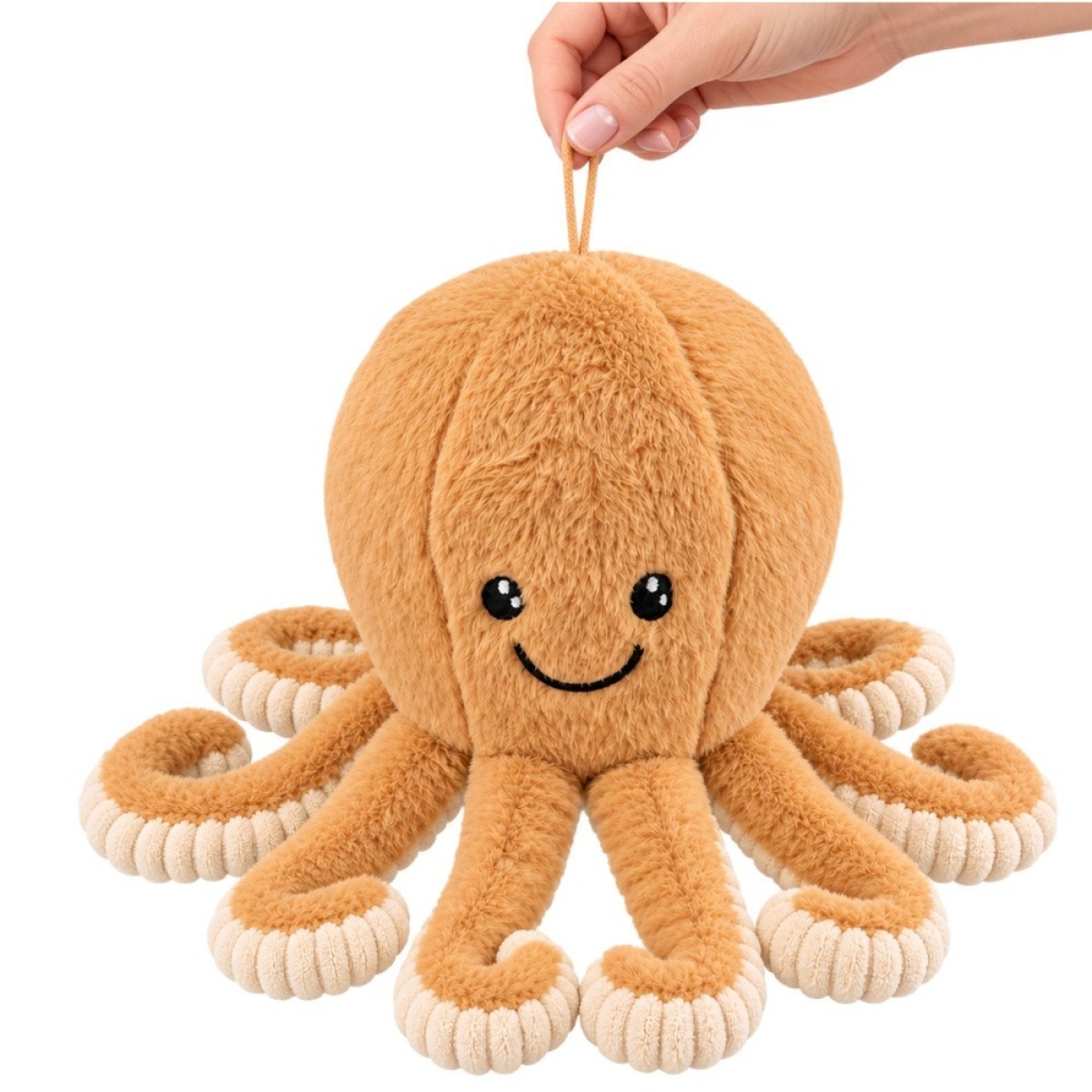Beež palus kaheksajalg elastsete kombitsatega, 50 cm