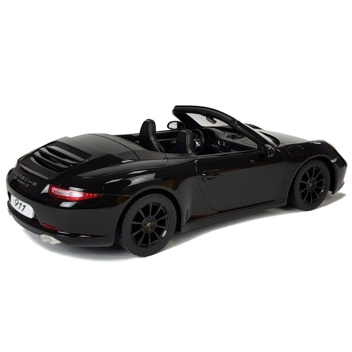Porsche 911 Carrera S Rastar kaugjuhitav auto, must, 1:12