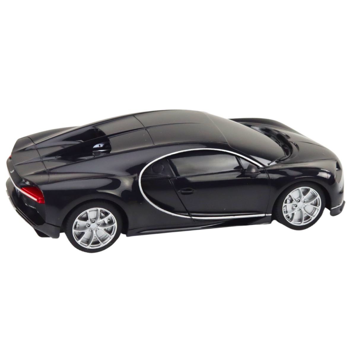 Bugatti Veyron Chiron melna RC automašīna 1:24