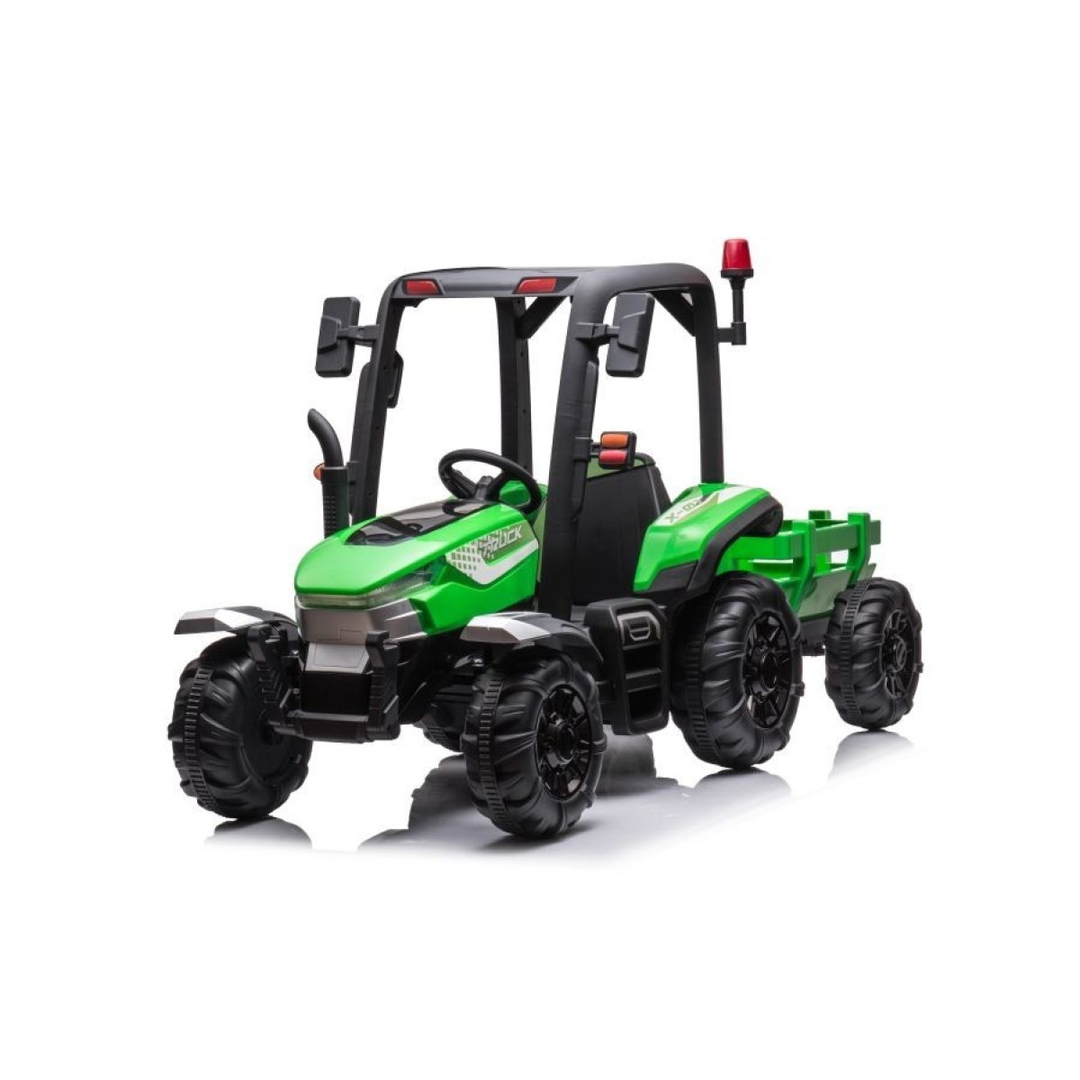 Roheline akutraktor bērniem